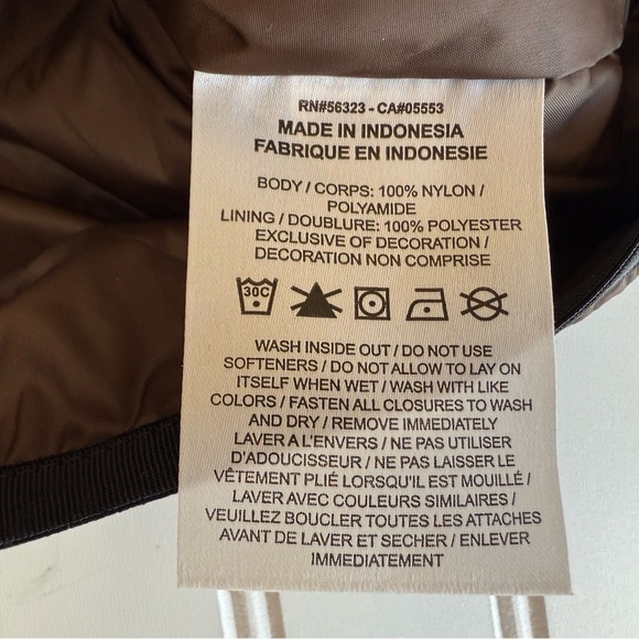 Nike Men's Tech Woven Track Vest Sleeveless Jacket Brown Small NEW - Picture 7 of 7